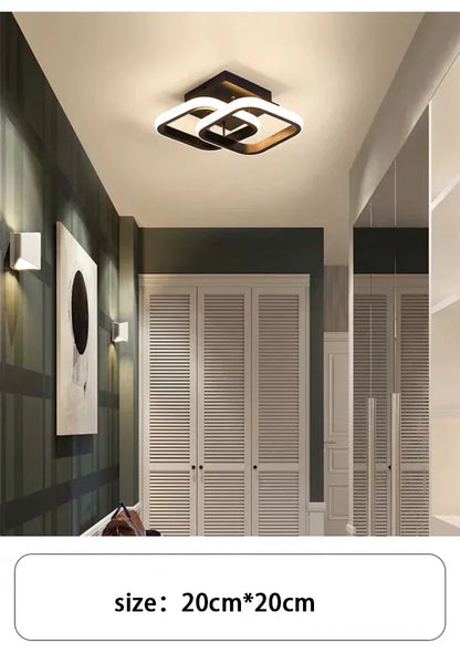 LED Strip Aisle Ceiling Lights Modern Minimalist Living Room Lamps For Balcony Entrance Staircase Home Decor corridor lamp
