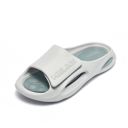 KELEME Summer Men's Slippers Super Soft EVA Slip-on Slippers For Men Fashion Wear-resistant Platform Outdoor Beach Shoes 2023