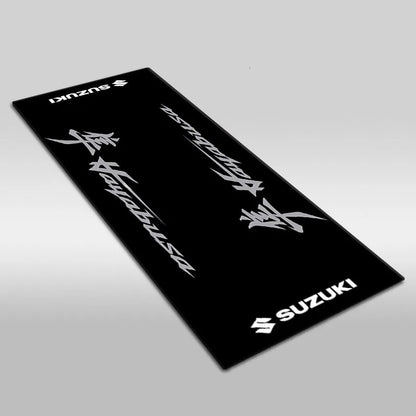 Motorcycle Display Carpet Suzuki Parking Mat Non Slip Garage Rug for Sports Racing Moto Electric Bike Entrance Home Decor
