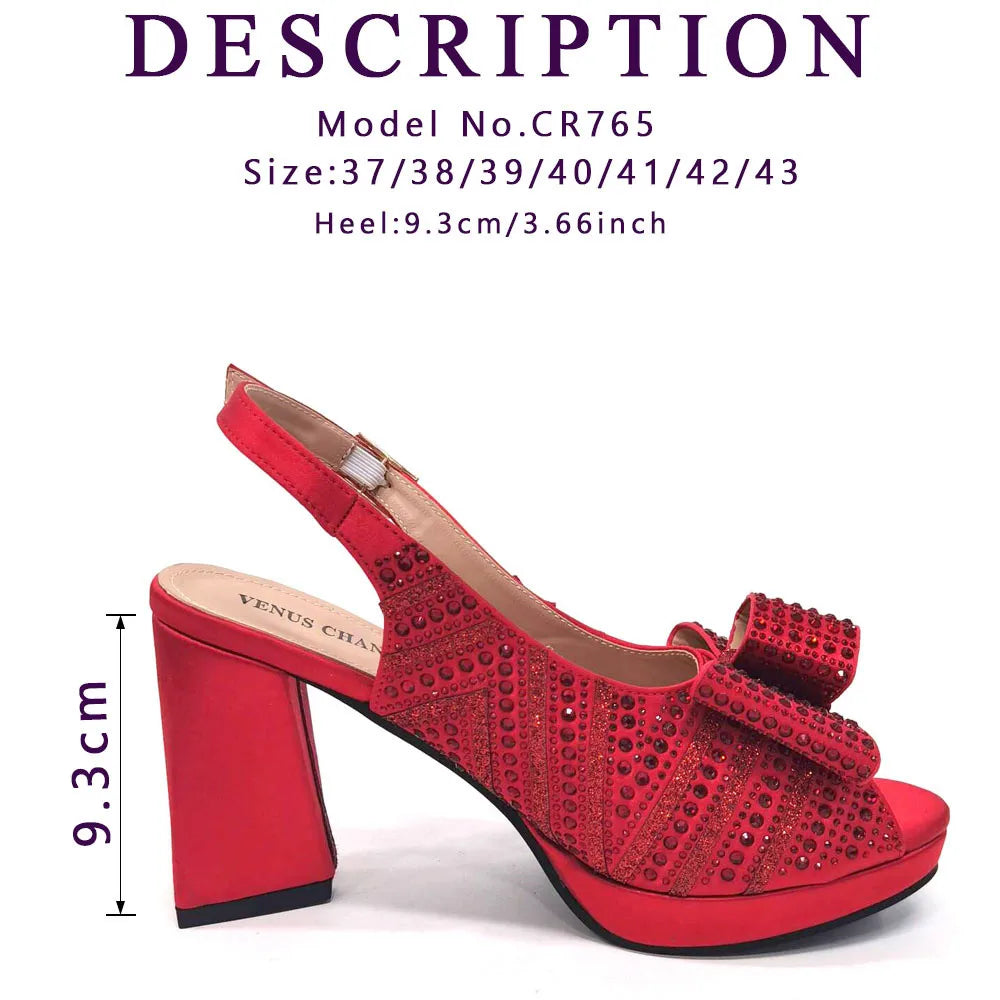 Mature Sweet 2024 Super Heels Peep Toe Ladies Slipper Shoes with Bag Set in Blue Color For Nigerian Women Wedding Party