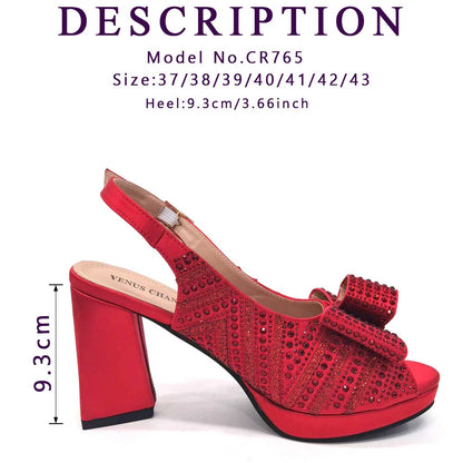 Mature Sweet 2024 Super Heels Peep Toe Ladies Slipper Shoes with Bag Set in Blue Color For Nigerian Women Wedding Party