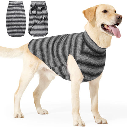 Windproof Plush with Sport Vest Dog Clothes,Pet Keep Warm Jacket No Pull No Choke Design for Small Medium Large Dogs