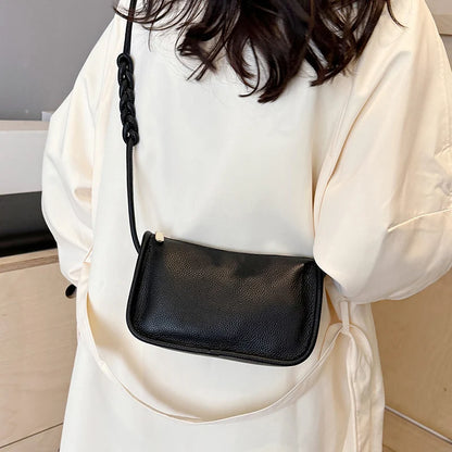 100%Real Cowhide Genuine Leather Sac Fashion Women Crossbody Bags For Ladies New High Capacity Shoulder Bag Handbag Female Purse