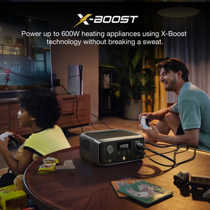 ECOFLOW 20W GaN-C Charger with RIVER 3 230 Portable Power Station, 230Wh LiFePO4 Battery, 300W Up to 600W AC Output