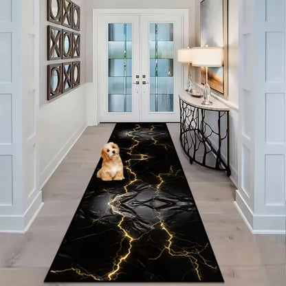 Luxury Golden Pattern Carpet Bedroom Room Bed Blanket Runner Rug Shoes Room Living Room Bedroom Kitchen Rugs Washable Carpet Mat