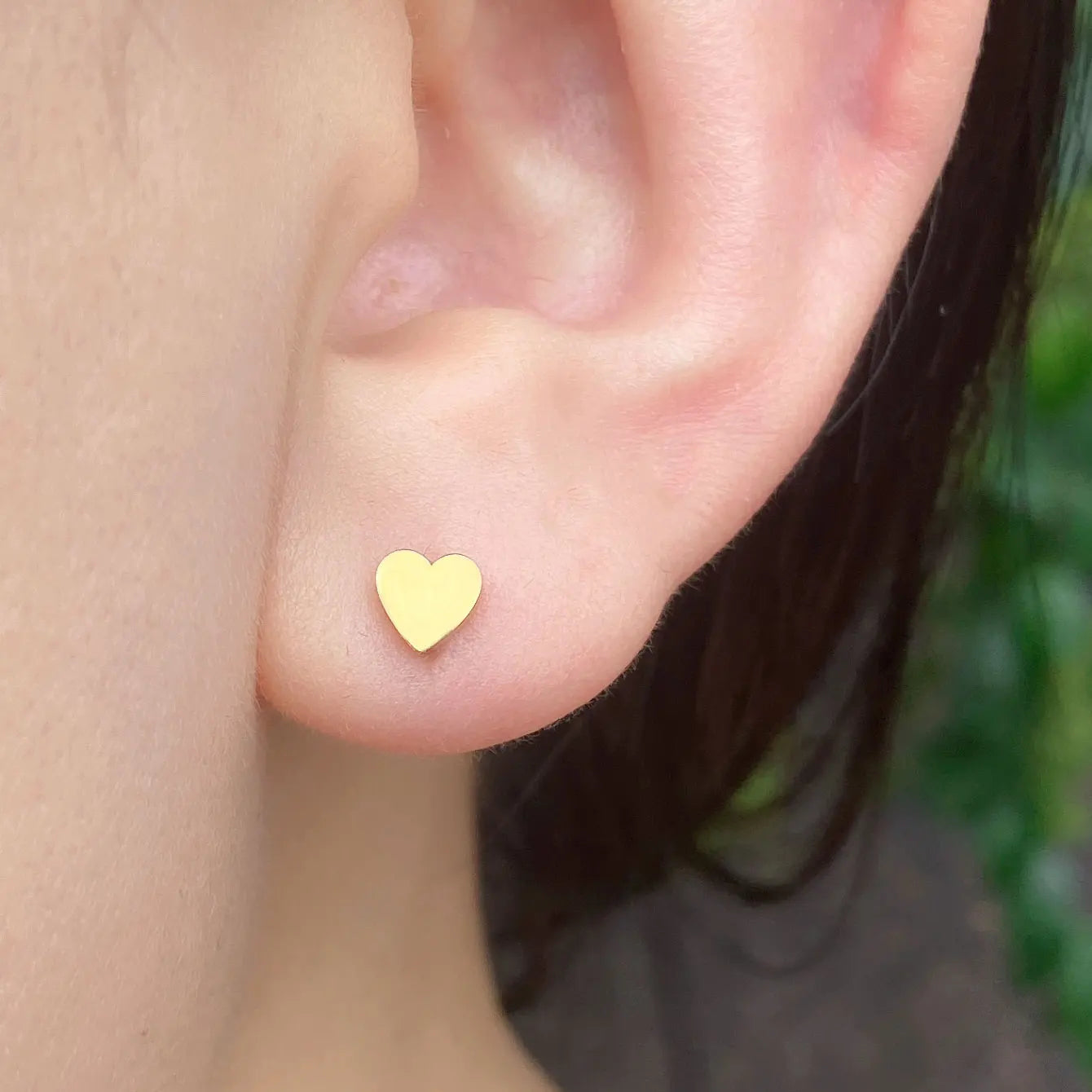 Minimalist Stainless Steel Earings Mini Heart Star Geometric Stud Earrings For Women Cute Cat Dog Flower Leaf Earrings Jewelry
