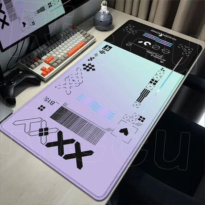 Cartoon Mouse Pad Pink CSGO Print Stream Gamer Mousepad 400x900mm Antislip Keyboard Mouse Mats Rubber Deskmat Gaming Accessories
