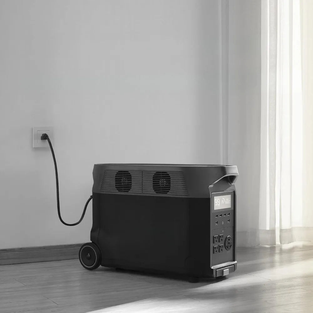 3600W Portable Power Station 3600Wh with 5 AC Outlets Fast Charging Solar Generator for Home Camping RV Emergencies