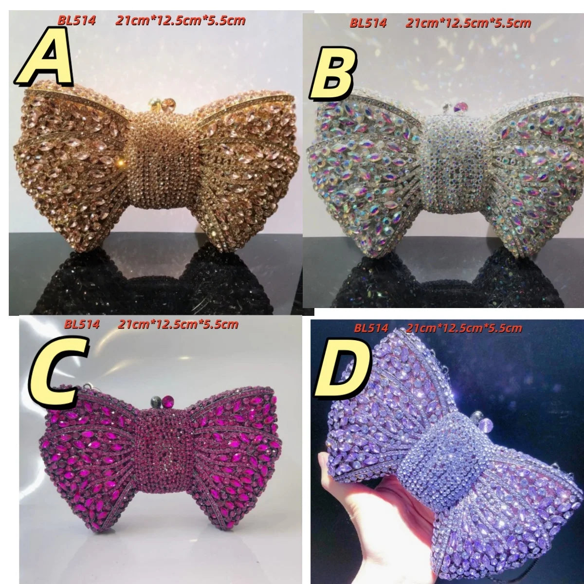 Champagne Bottle Bag Hollow Rhinestone Diamond Evening Bag Party Wedding Banquet Clutch Purse for Women Sac De Marque Luxe Femme