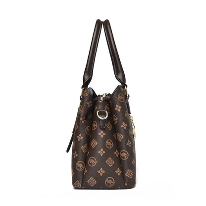Luxury Women Handbag Fashion Print Large Capacity Shoulder Crossbody Bag Leisure Designer Soft Leather Ladies Purses and Handbag