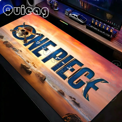 900x400mm Cartoon One Piece Gaming Mouse Pad Speed XXL Rubber Anime Gamer Keyboard Mouse Mat Big Motbook Computer PC Mousepad
