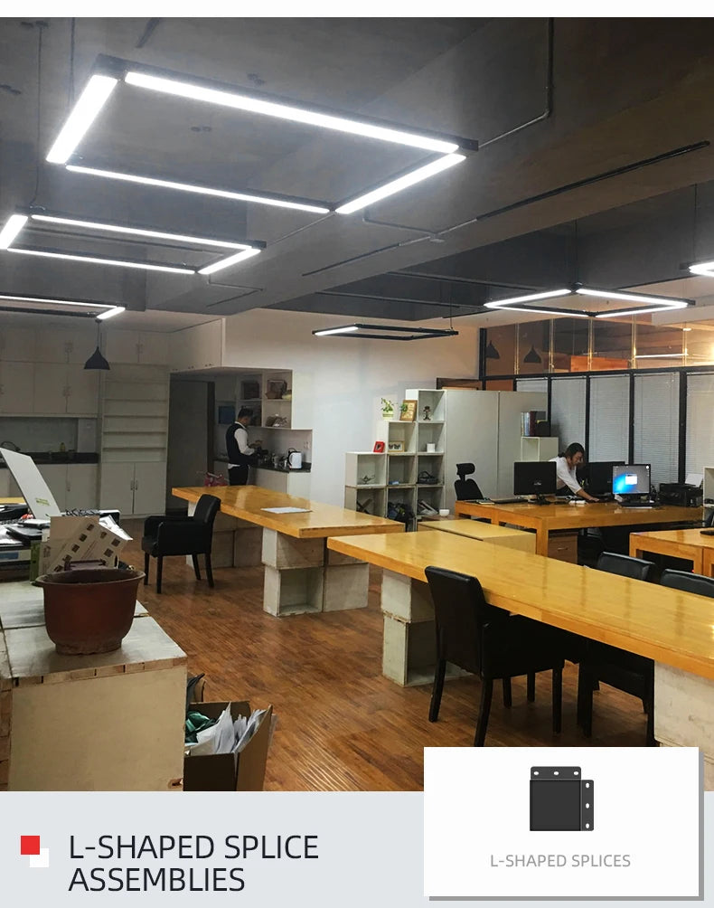 Large Energy-saving Pendant Lamp LED Ultra Wide Chandeliers High Bright Lighting Office Restaurant Home Living Room Lights LED