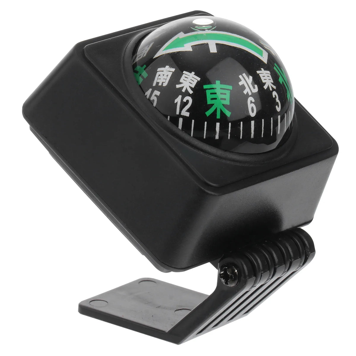 Car Compass Ball Plastic Precise Direction Dashboard Adjustable Angle Easy Read Dial Navigation Tool Auto Accessories
