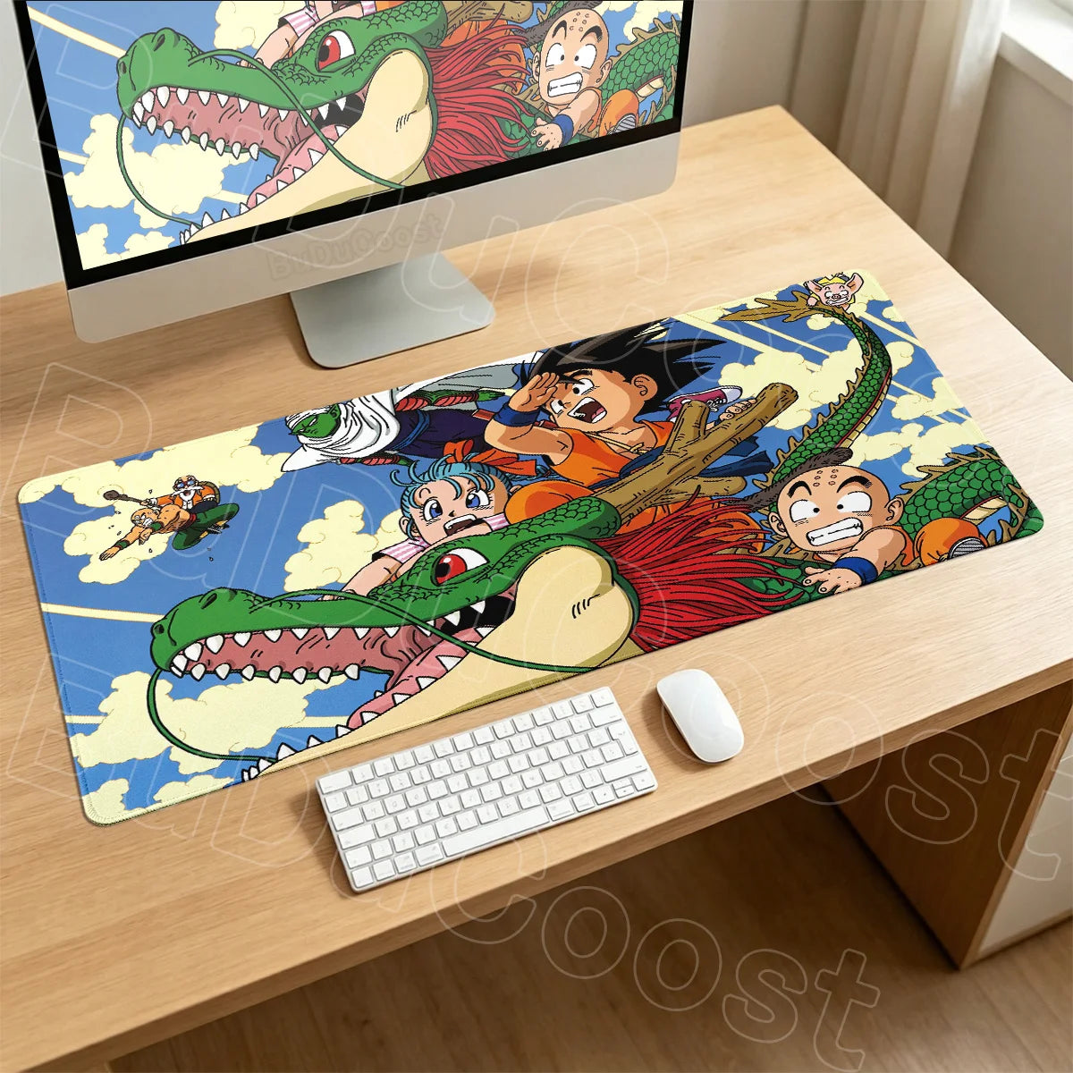 Anime Gaming Anti-slip Mousepad 300x600mm Computer Gamer Carpet Gift Dragon Ball Vegeta Lock Edge Deskmat XL Laptop Keyboard Rug
