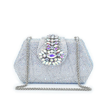 New Fashion Italian Design Rhinestone Pointed-Toe High Heel Shoes & Matching Bag Set Shoe and Bag Set for Nigeria Party Italy