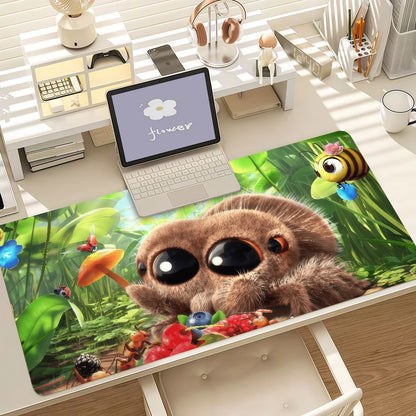 Cartoon L-Lucas The S-Spider Mouse Pad Anti Slip Rubber Edge Locked Thickened Laptop Gaming Desk Mat