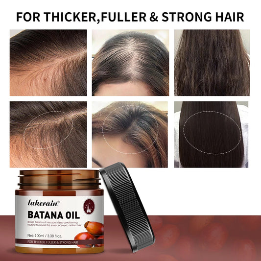 Batana Oil Unrefined Raw for Hair Growth Enhance Efficacy for Thicker Strength Moisturize the scalp Add moisture and nutrition