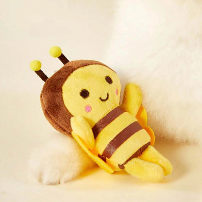 Small Bee Plush Toy for Dogs and Cats to Interact and Play Teeth Cleaning Pet Supplies
