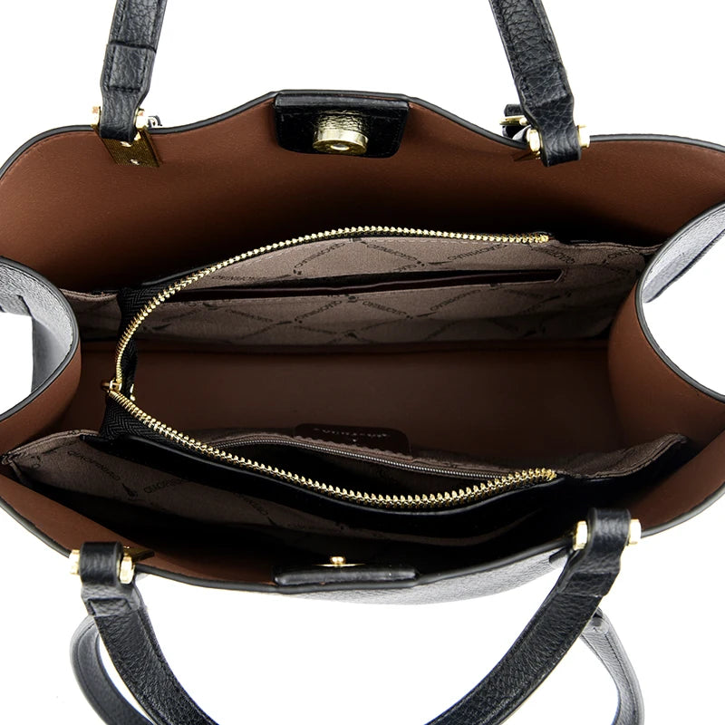 Genuine Brand Luxury Designer Women Bags High Quality Leather Shoulder Crossbody Messenger Tote Bag Large Handbag Purses
