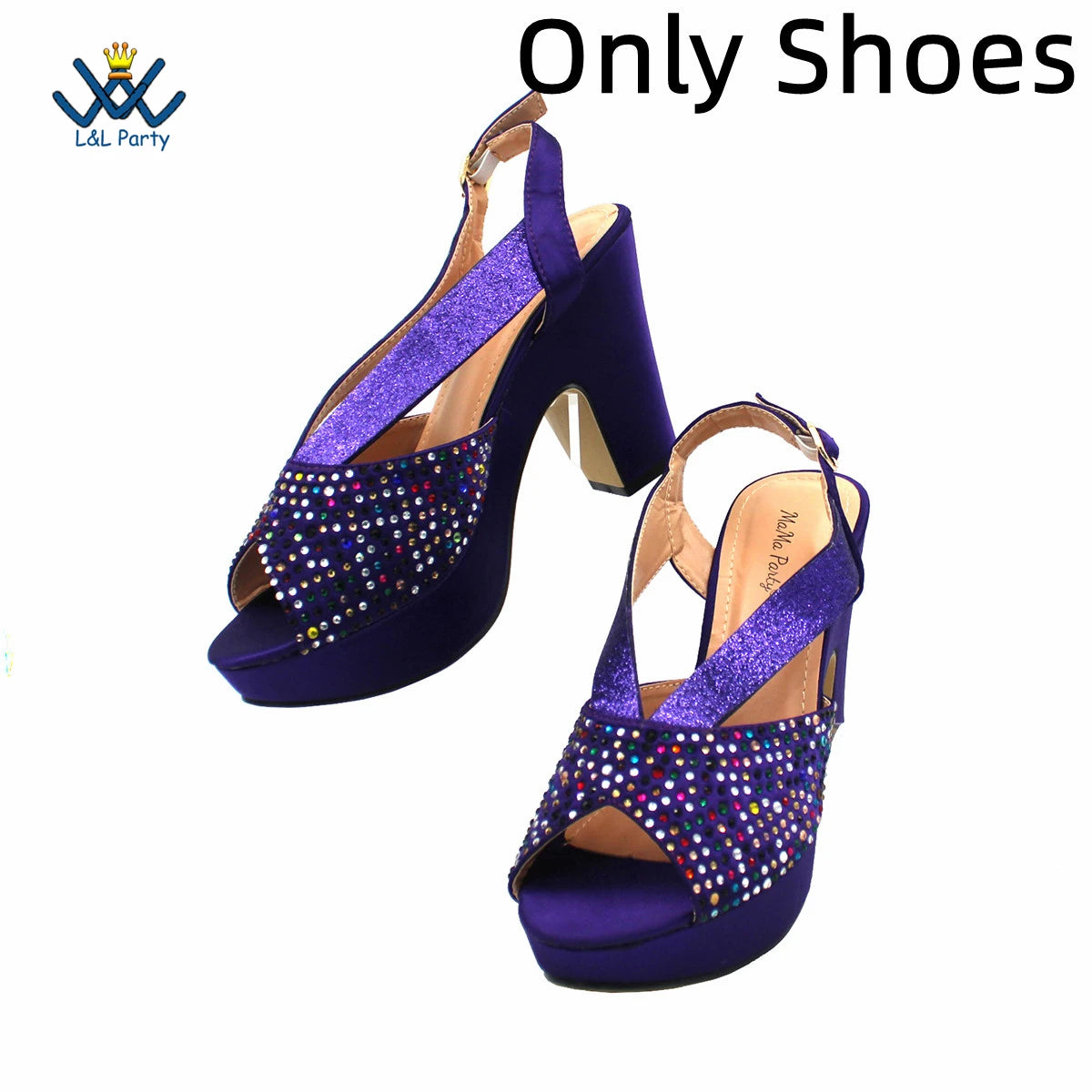 Buckle Strap Sandals Nigerian Women Shoes and Bag Set in Green Color with Wedges Heels For Ladies Party