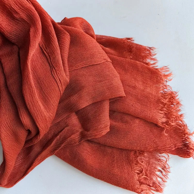 60 Color Cotton Crepe Shawl Headwraps Fashion Scarf Hijab For Women Veil Muslim Islam Hijab Cap Scarf For Muslim Shawl 200*90CM