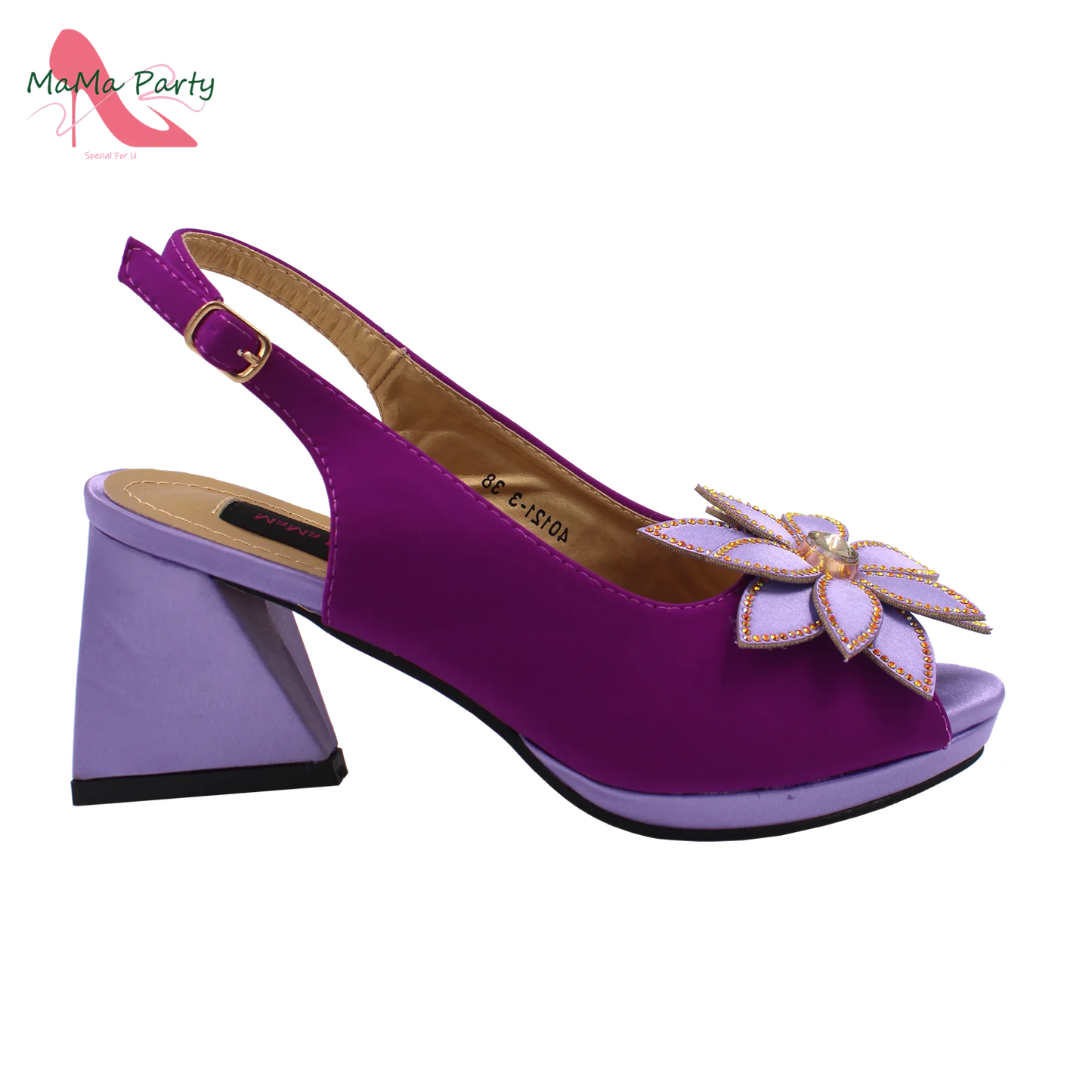 2024 New Design Special Fashion African Women Shoes Matching Bag Set High Quality with Platform Comfortable Heels for Part