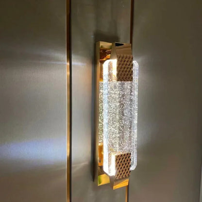 Modern Luxury Crystal Wall Lamp Bedroom Bedside Corridor Stairway Hallway Restaurant Kitchen Background Wall Led Light Sconce
