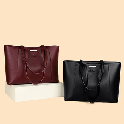 High Quality Leather Shoulder Crossbody Messenger Tote Bag Large Handbag Purses Genuine Brand Luxury Designer Women Bags