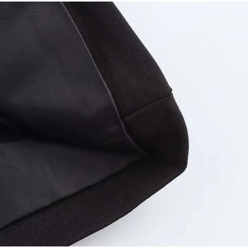 Elegant Shoulder Pad Slim Suit Jackets Women Solid Lapel Long Sleeved Jacket Female 2025 Spring Chic Daily Style Outwears Tops