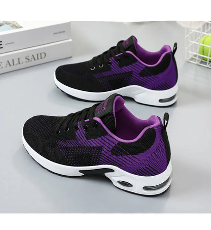 Women Platform Casual Sneakers Shoes Mesh Breathable Running Shoes Chunky Summer Sports Tenis Shoes 2025 Luxury Vulcanize Shoes