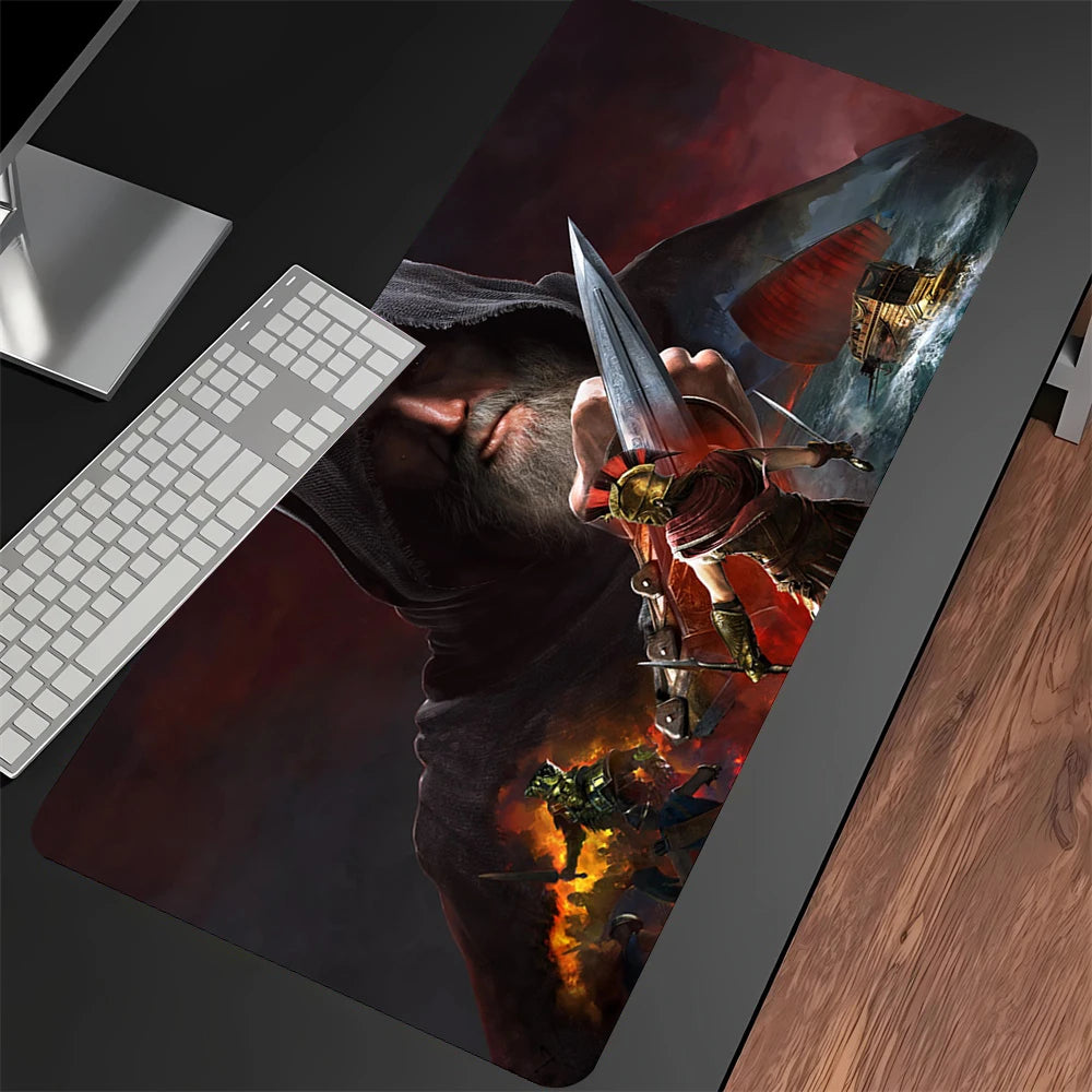 Game Assassin s Creed Mouse Pad Cartoon Lockedge Large Gaming Pad Computer Gamer Keyboard Mat Non-slip Mousepad PC Big Desk Mats