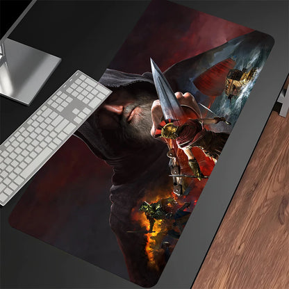 Game Assassin s Creed Mouse Pad Cartoon Lockedge Large Gaming Pad Computer Gamer Keyboard Mat Non-slip Mousepad PC Big Desk Mats