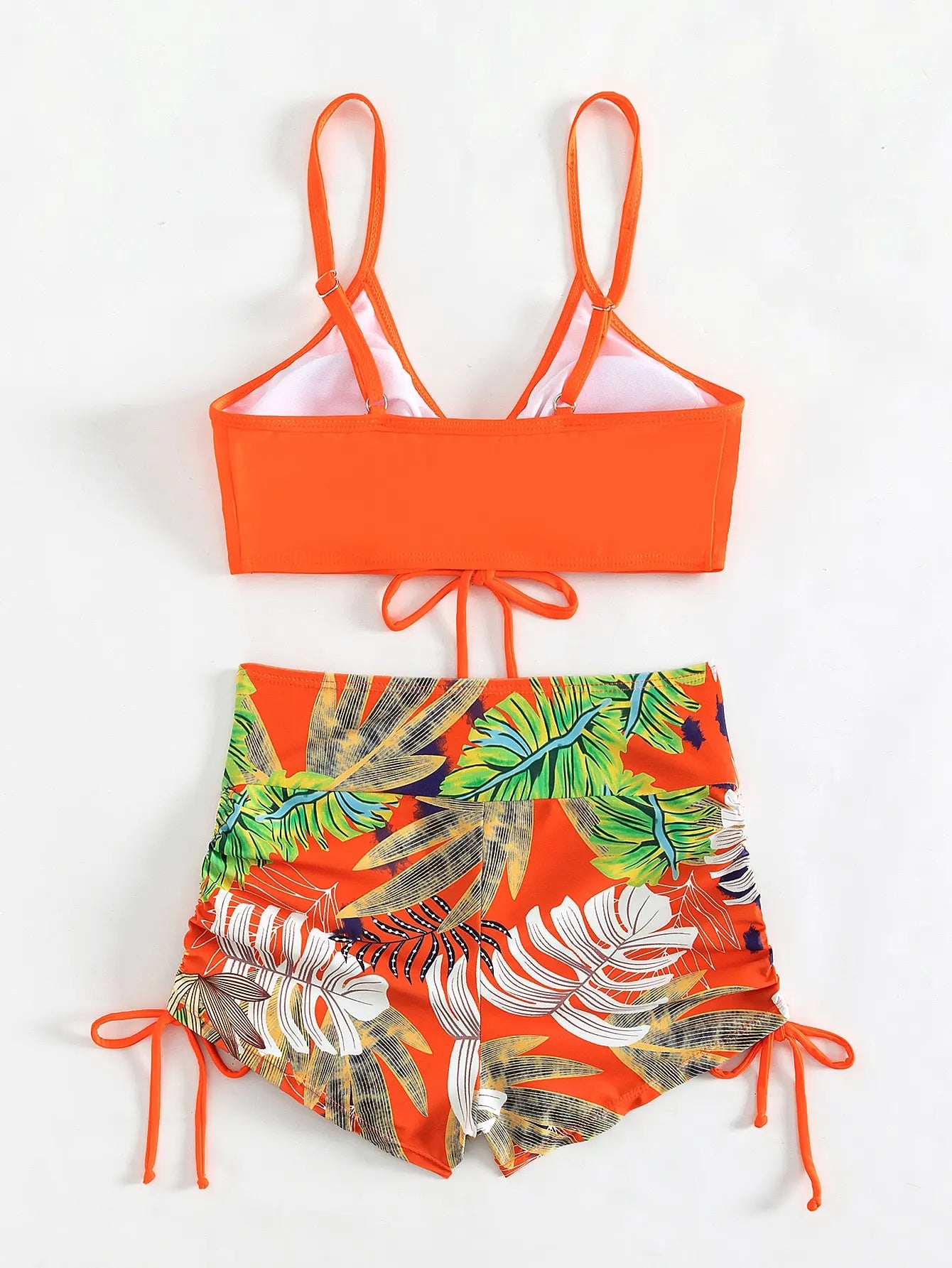 Drawstring Front Shorts Bikinis 2026 High Waist Swimsuit Women Swimwear Female Bathers Bathing Swimming Swim Suit Beachwear