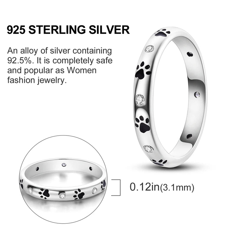 2026 New 925 Sterling Silver Rings Zircon Sparkling CZ Rings Rings For Women Original Wedding Fine Jewelry Accessories Gifts