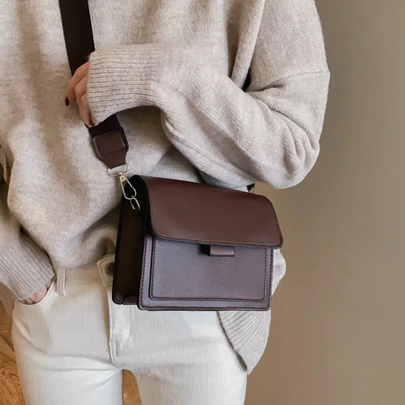 Designer Bag Luxury PU Leather Crossbody Handbag for Women Travel Handbag Fashion Shoulder Messenger Bag Ladies Small Flap Bags