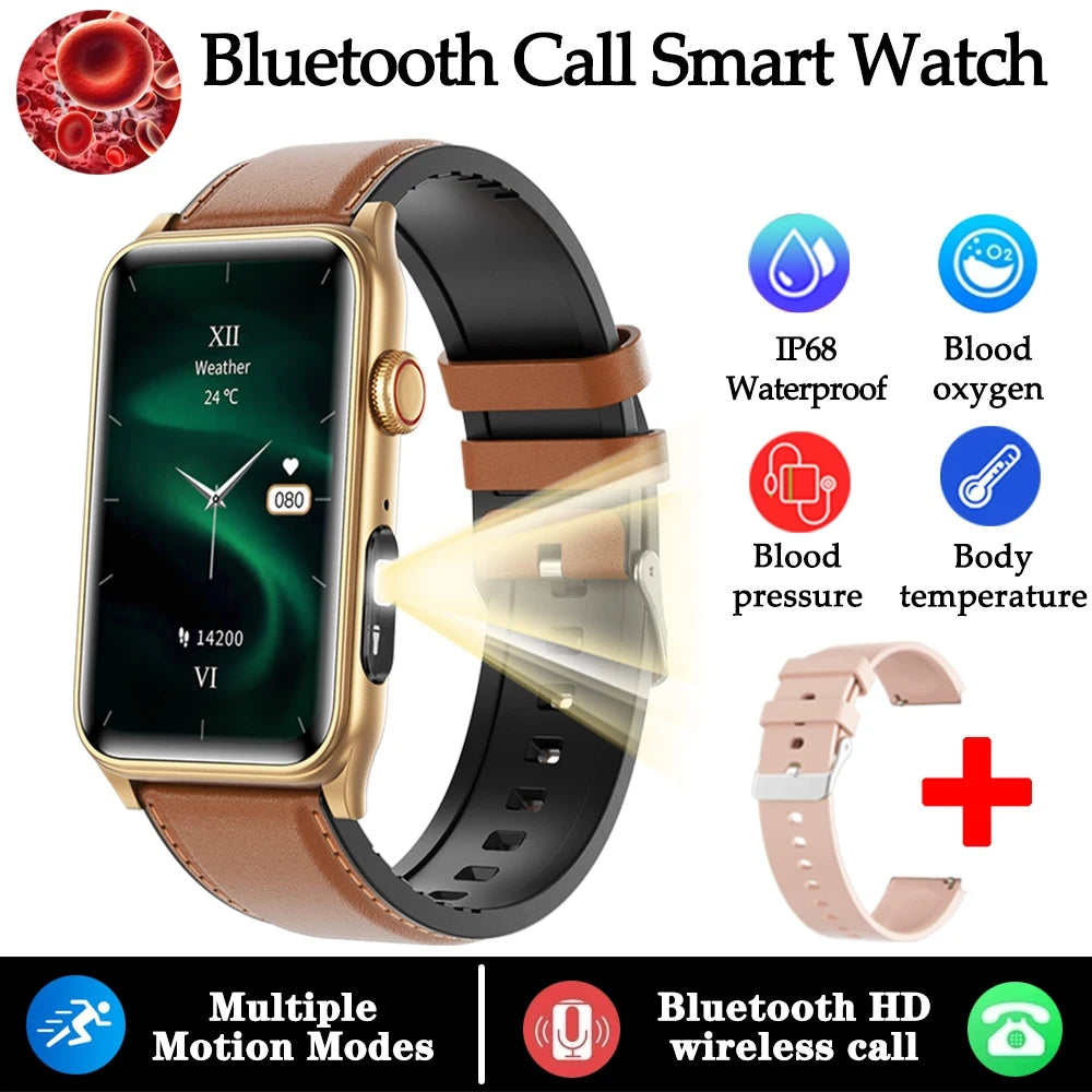 2025 New AI Health Manager Smart Watch Men Blood Pressure Blood Oxygen Sports Bluetooth Call Waterproof Health SmartWatch