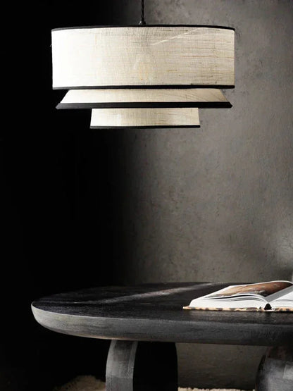 Fabric Ceiling Pendant Lamps Living Room Restaurant  Bedroom Kitchen Chandelier Home Decor Lustre Hanging Lights