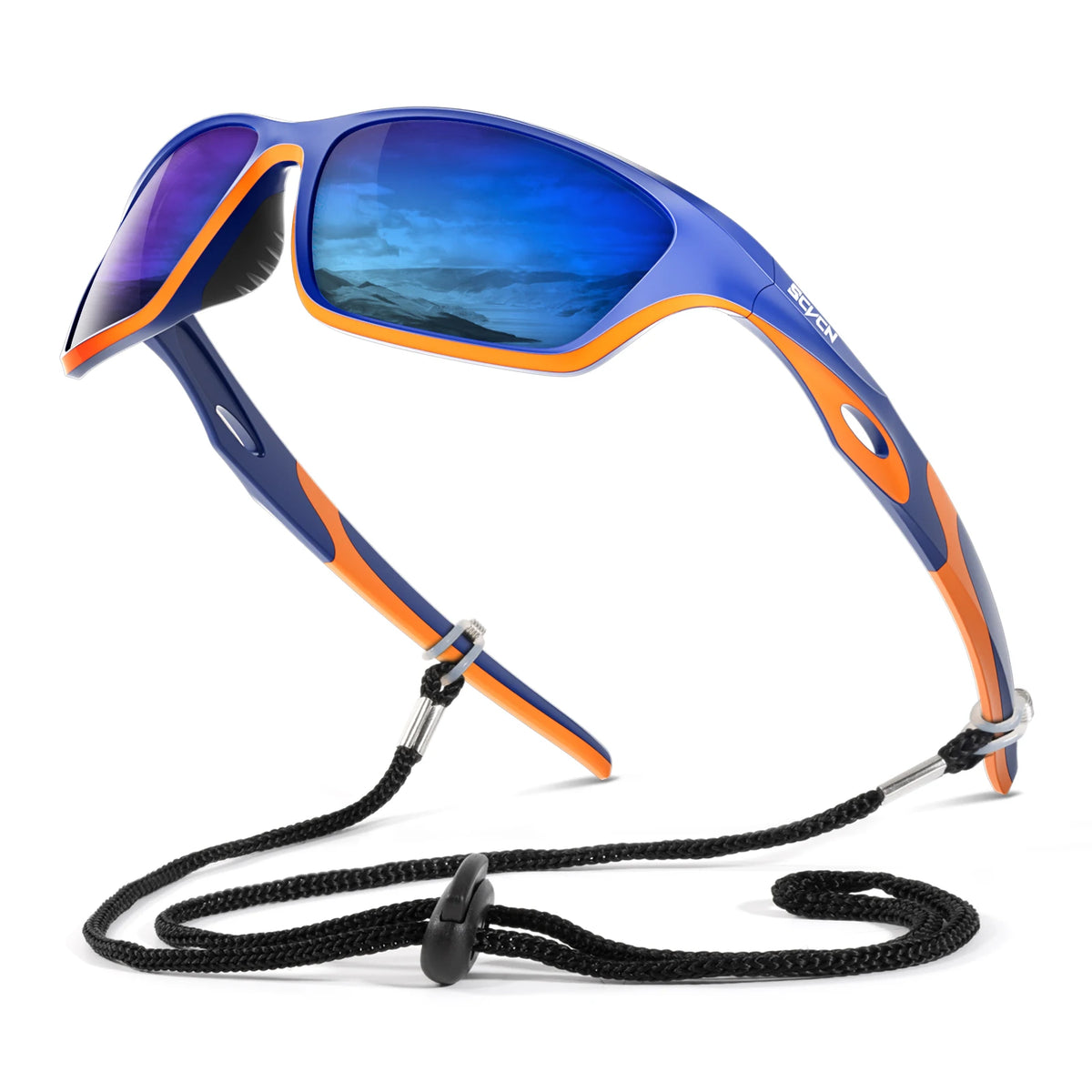 SCVCN Polarized Fishing Sunglasses Sports Sunglasses for Men and Women Cycling Glasses Mountain Bicycle Riding Goggle Bike UV400