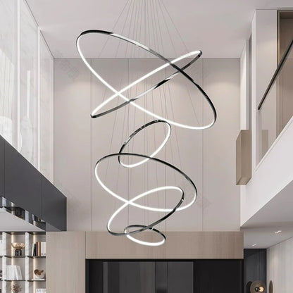 Nordic home decoration, stair chandelier, living room and dining room Pendant lights, ceiling light, indoor lighting