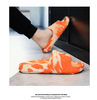Living Room Slippers Walk Around Home Original Men's Slippers for Man Slides Shoes Men's Summer Sandals Flip Flop House Slipper