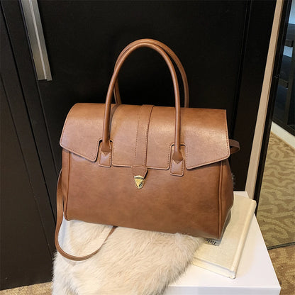 MOODS Branded Luxury Top-handle Bags For Women 2 Sized Big Capacity Boston Shoulder Crossbody Bags 2024 Latest Designer Handbags