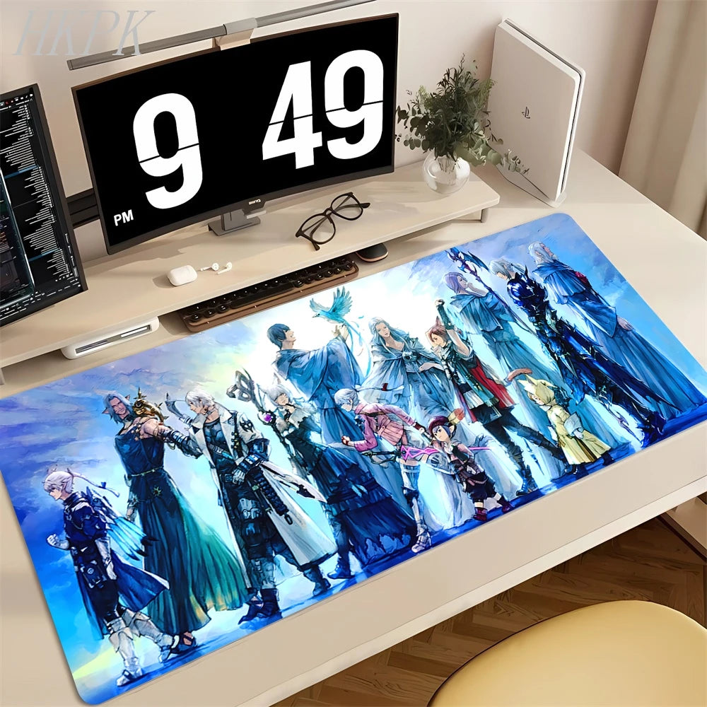 Large Game FINAL FANTASY IX Mouse Pad XXL Mouse Pad For Home Office Waterproof Deskmat Computer Mouse Pad Keyboard Mat