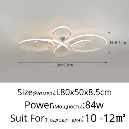 Simple Led Ceiling Light Creative Living Room Bedroom Study Dining Room Ceiling Lamp Nordic Modern Home Indoor Lighting Fixtures