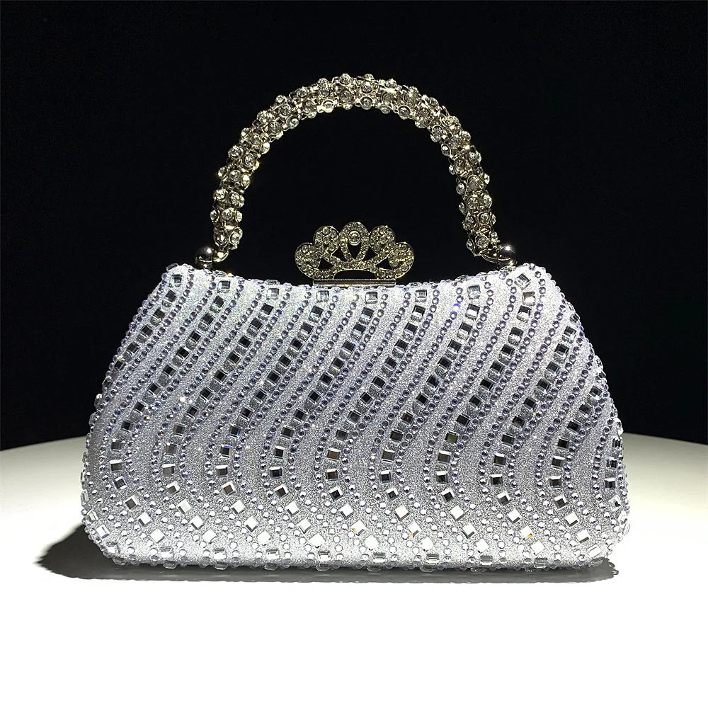 Elegant Purse Trend Luxury Designer Chain Shoulder Bag Women's Handbags Wallets Evening Bags for Wedding Bolso 2026 New Gift