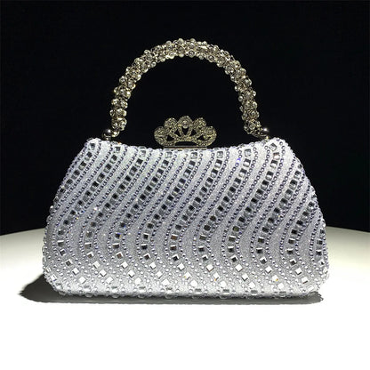 Elegant Purse Trend Luxury Designer Chain Shoulder Bag Women's Handbags Wallets Evening Bags for Wedding Bolso 2026 New Gift