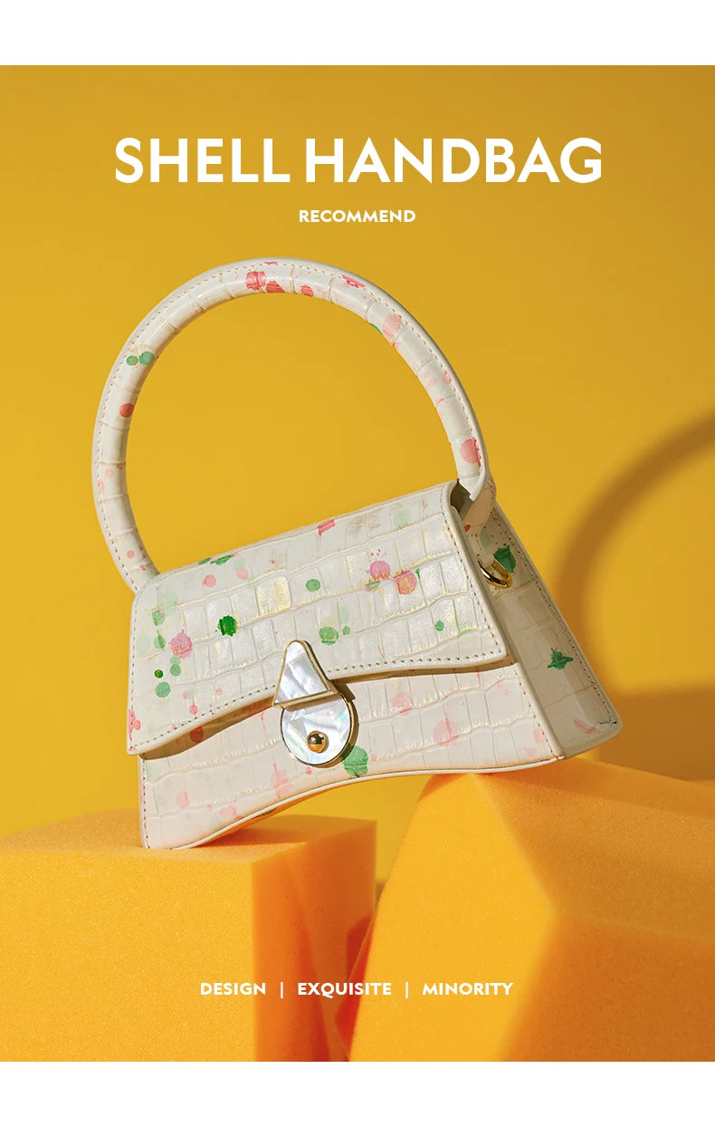 2026 WOMEN'S NEW BAG CASUAL FASHION LUXURY ORIGINAL STYLISH GENUINE LEATHER HANDBAG SHOULDER PURSE DESIGNER FEMALE K GOLD