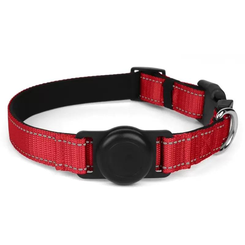 Dog Collar with Airtag Holder Ultra-Durable Comfortable Padded Heavy Duty Dog Collars for Small Medium Large Dogs