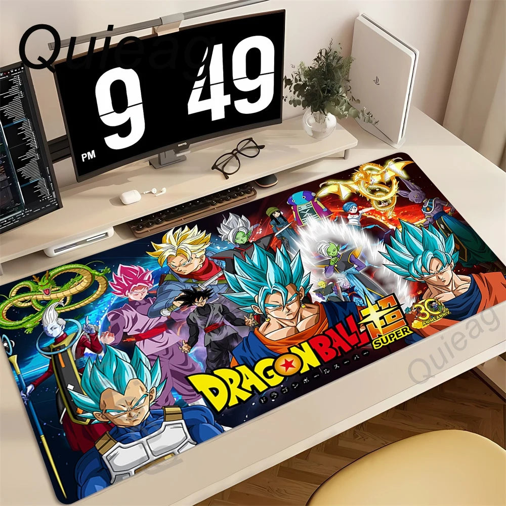 Large Mouse Pad DBZ Dragon Ball Master Game Rubber Mat Pc Keyboard Laptop Computer Speed Desk Mat Gaming Acessories Big Mousepad