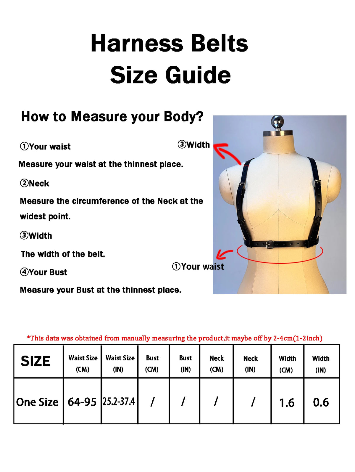 Fashion PU Leather Waist Belt For Women Punk Gothic Chest Harness Belt Harajuku Suspenders Clothing Accessories