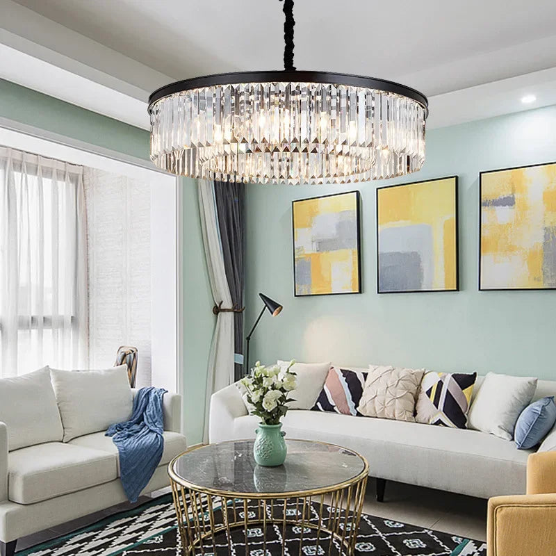 Nordic Designer Luxury Ceiling Chandeliers Modern LED Crystal Pendant Lights for Bedroom Living Room Light Fixtures